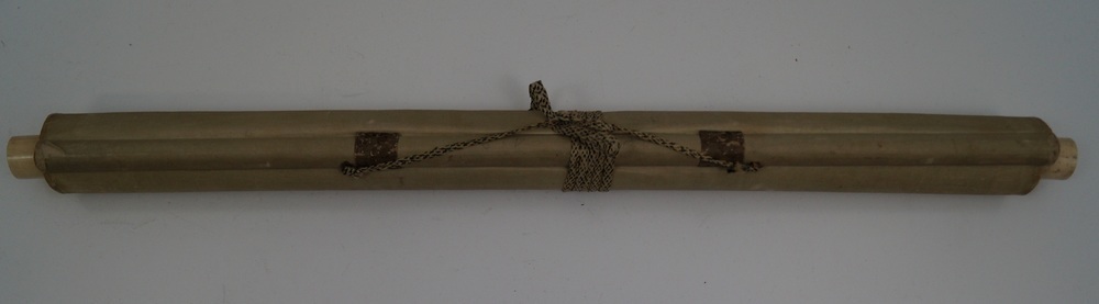 Bamboo Hanging Scroll Rolled Up