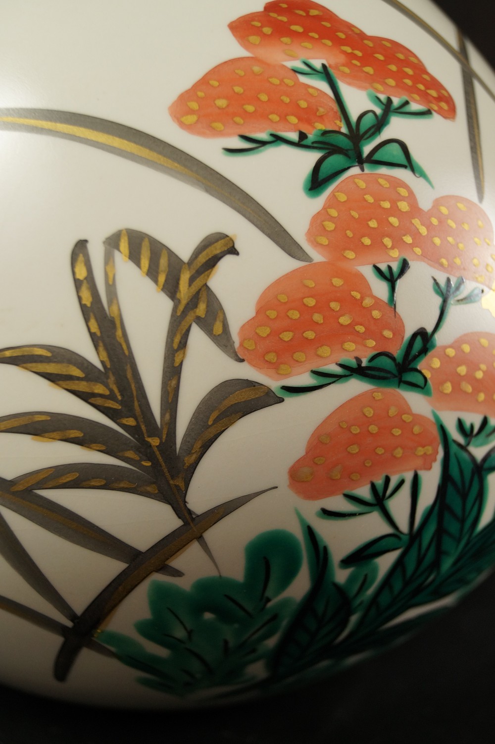 Flowers in a vase motif close-up 1