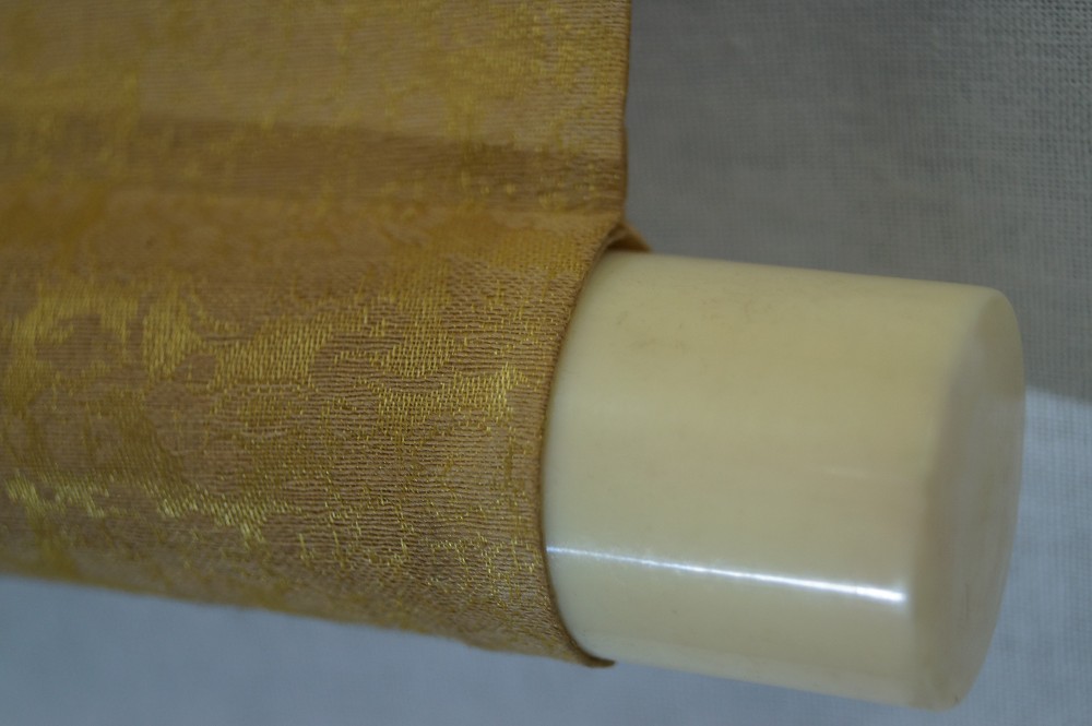 Koi Hanging Scroll Roller Detail