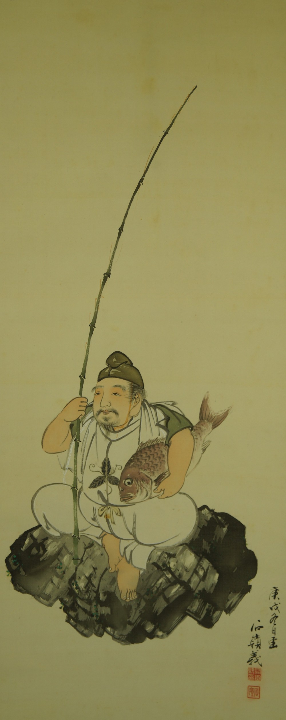 Fischer - Japanisches Rollbild (Kakejiku, Kakemono)