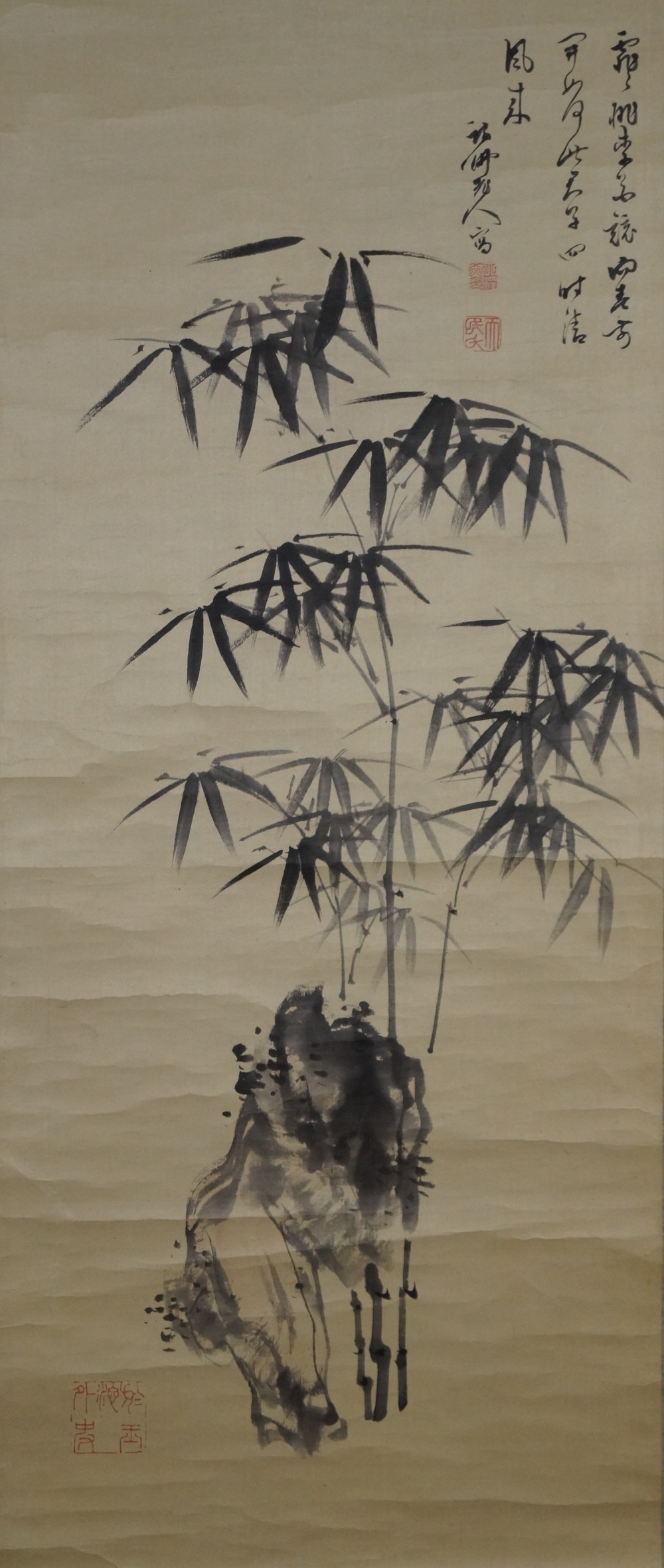 Bambus - Japanisches Rollgemälde (Kakejiku)