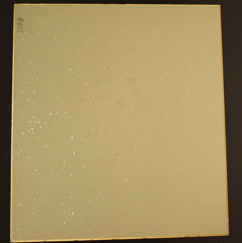 Shikishi Kalligrafie Nirvana Rueckseite