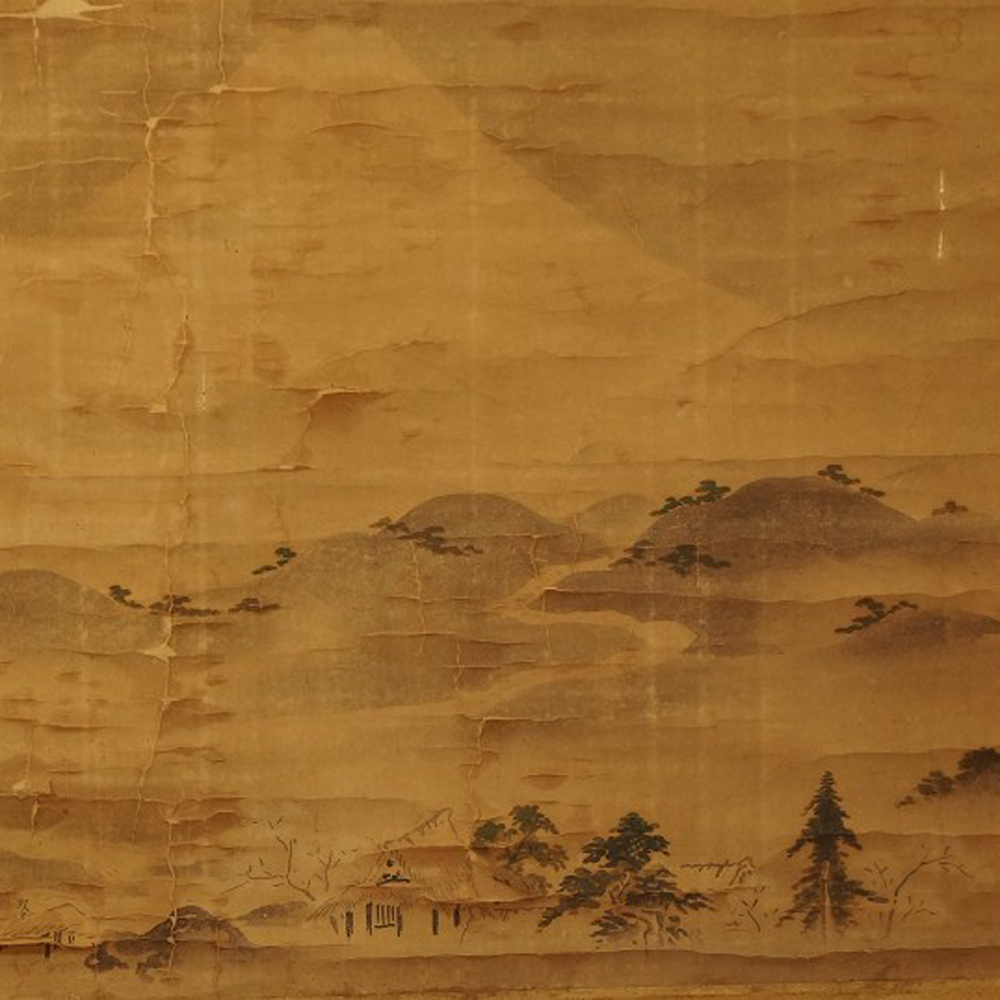 Berg Fuji Kakemono Motiv Nahaufnahme Vorschau