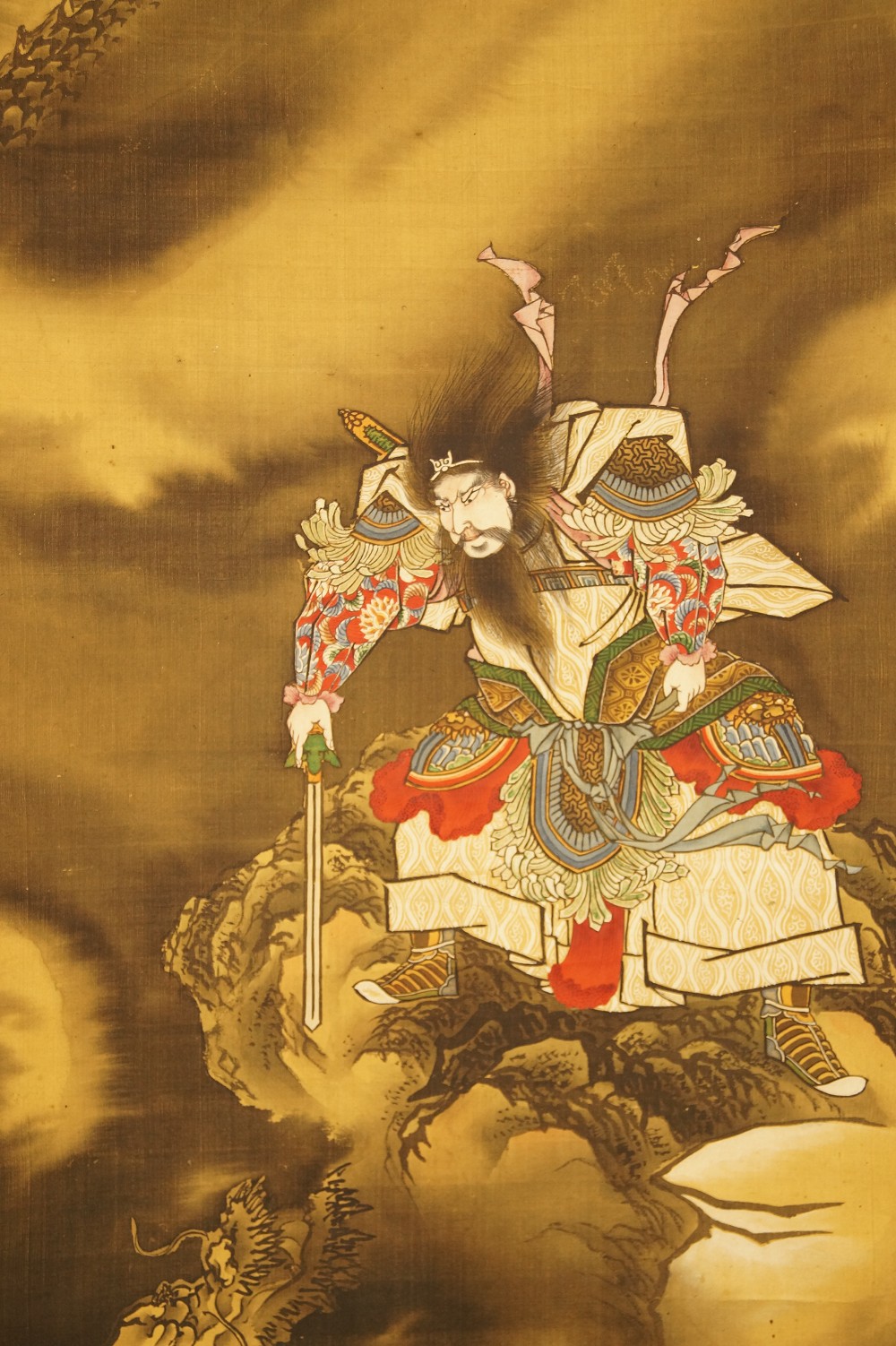 Drache und Samurai von Yamamura Somon Samurai Nahaufnahme 1