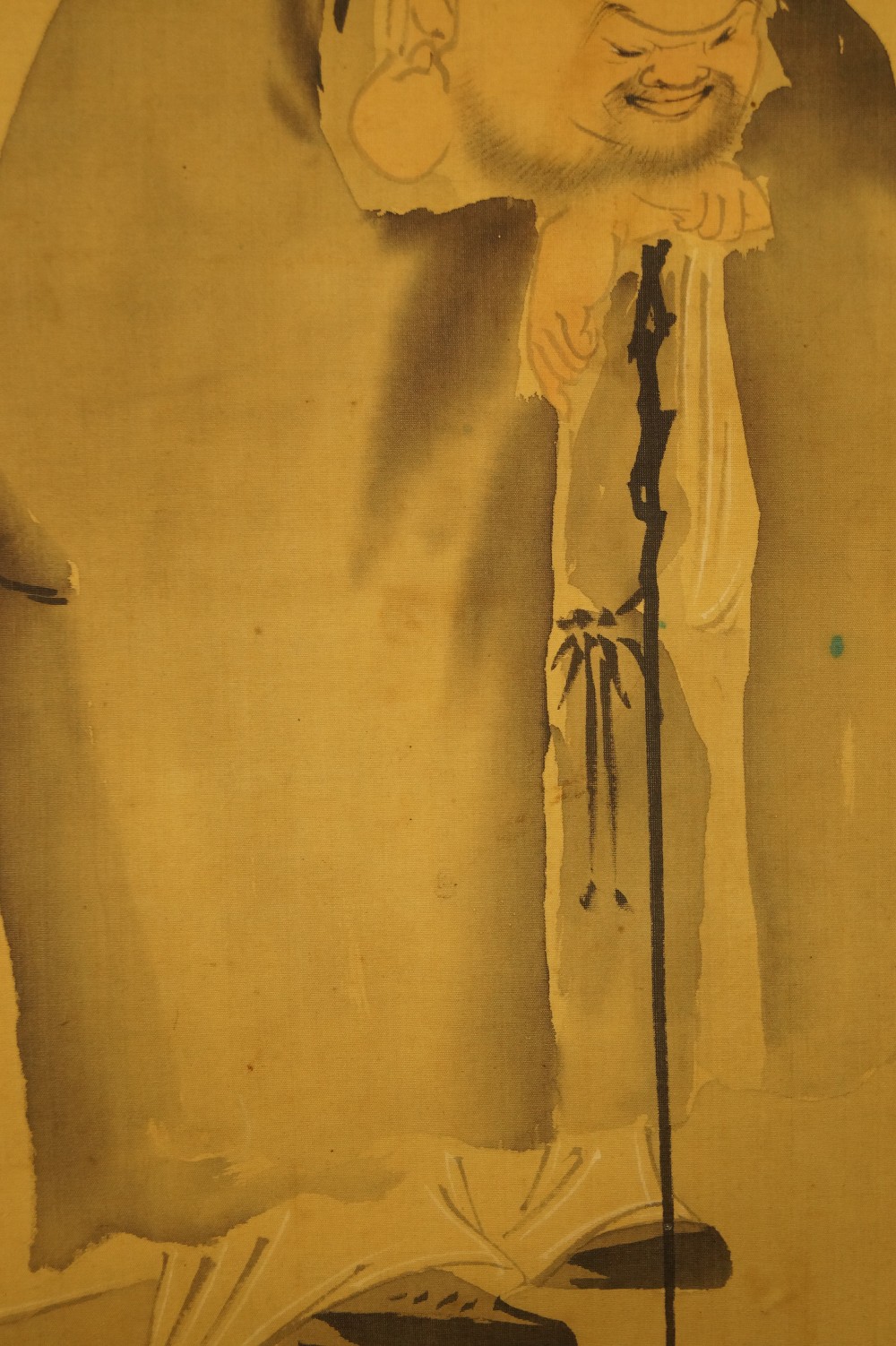 Hotei Kakemono Hotei Motif Close-Up 3