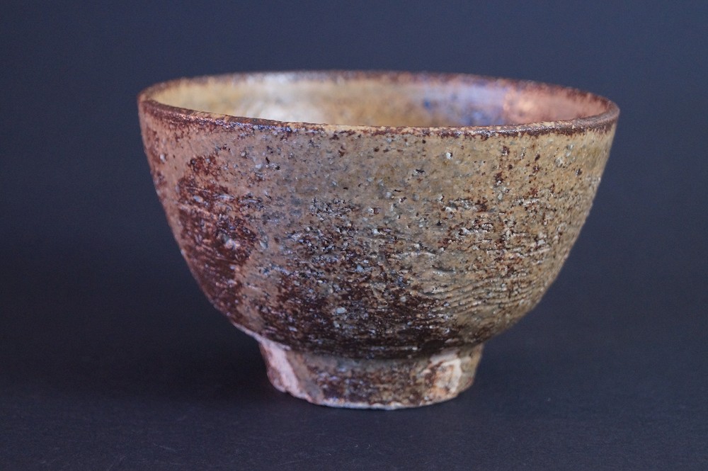 Seto Tea Bowl Chawan by Shohachi Taniguchi Front View