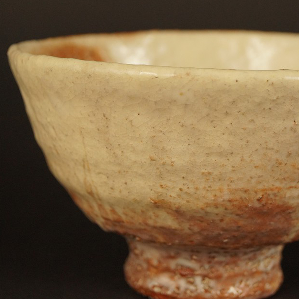 Hagi Tea Bowl by Hirose Tanga Motif Close-Up Preview