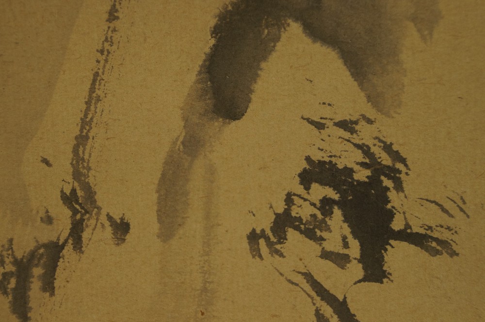 Brushwork Close-Up Rock Formation