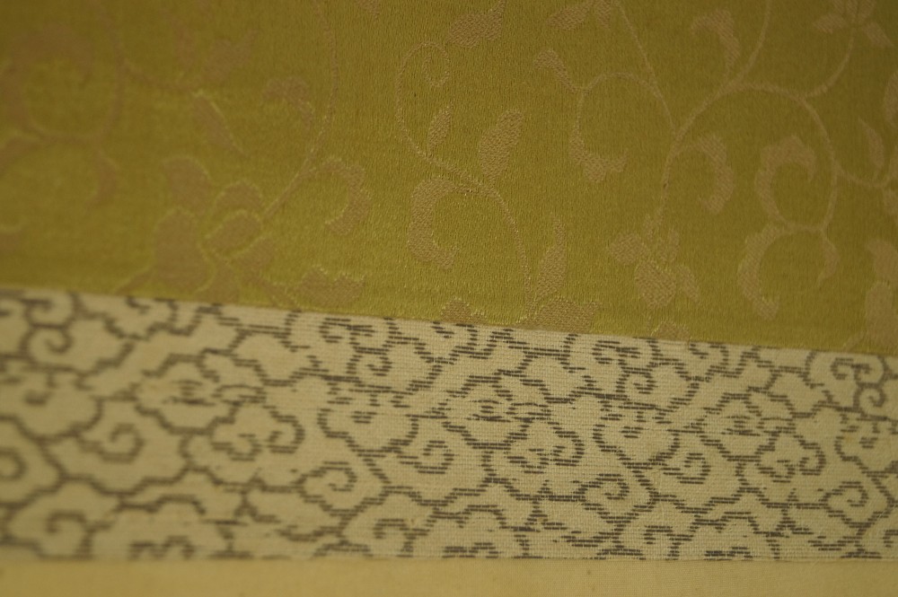 Kakemono Bodhidharma Daruma mounting detail 2