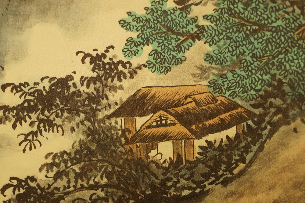 Landschafts Kakemono Landschaft Nahaufnahme 5
