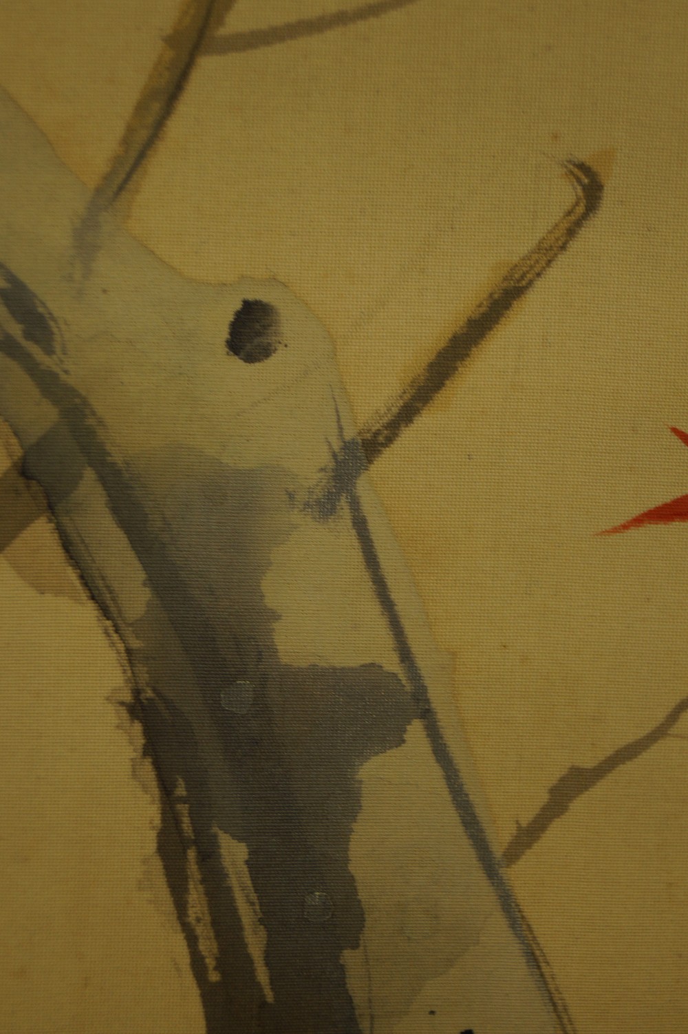 Bird on a Maple Branch Bird Motif Close-Up 2