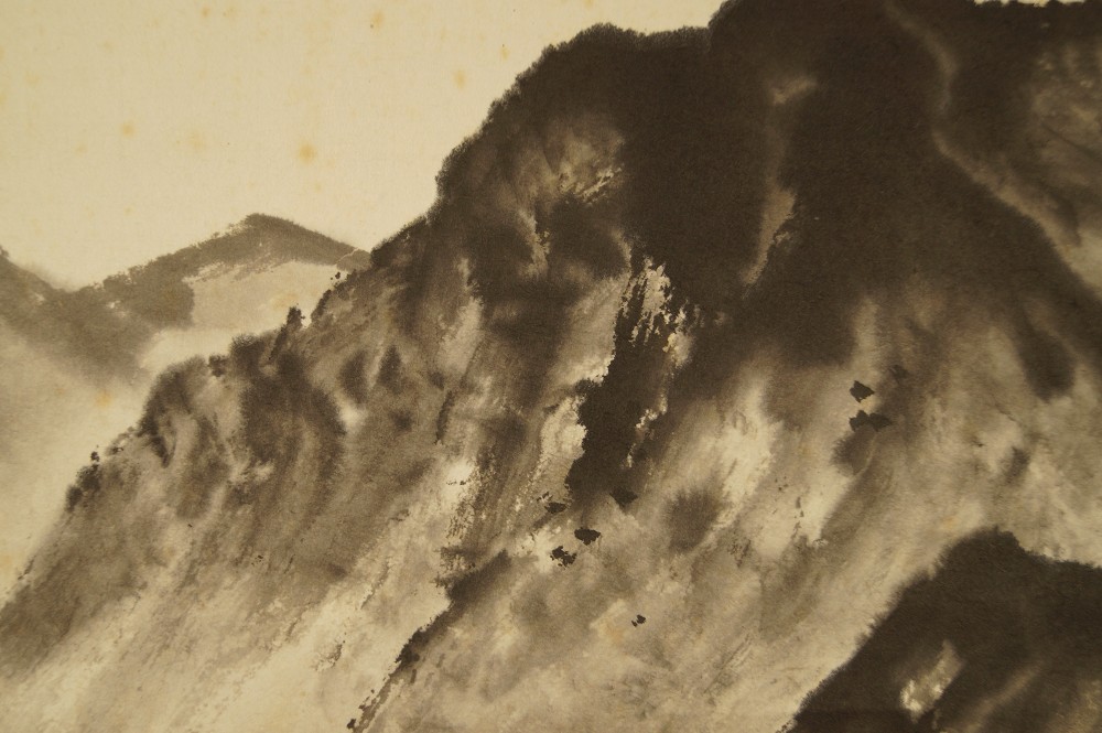 Landschafts Kakemono Landschaft Nahaufnahme 3