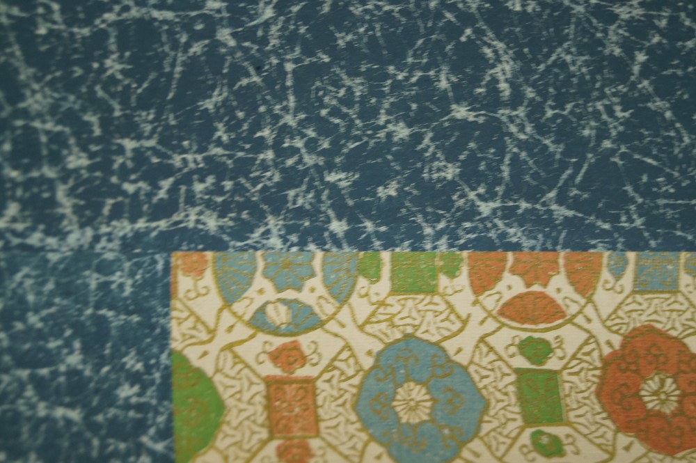 Monk hanging scroll mounting detail