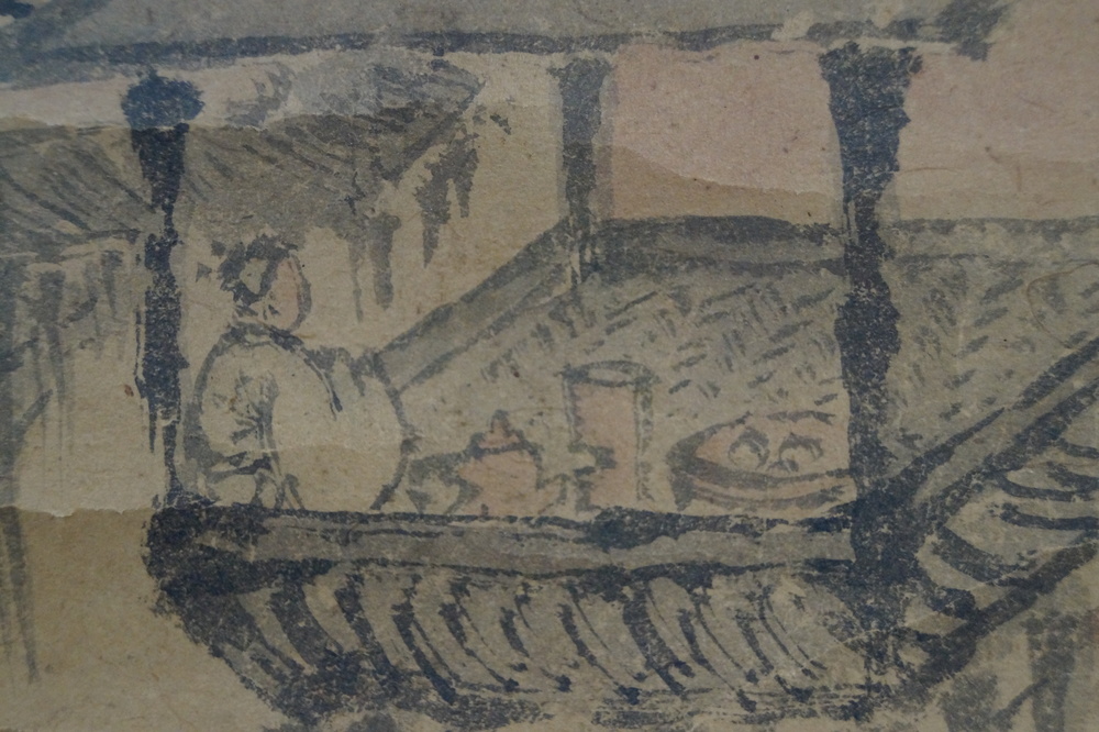 Berglandschaft Figuren-Motiv Nahaufnahme