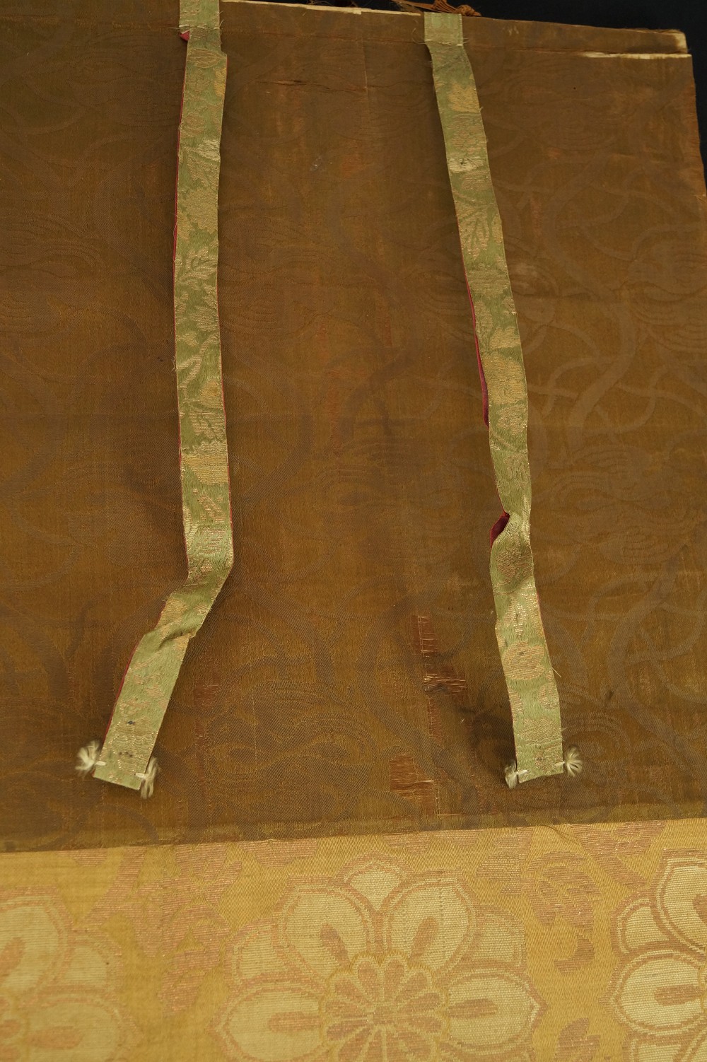 Mounting with Binding Cords Close-Up