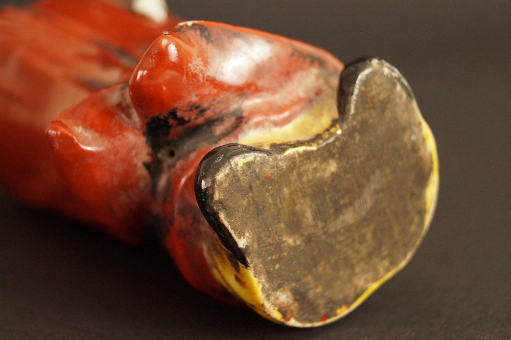 Bodhidharma Daruma Kutani Figure Base Close-Up