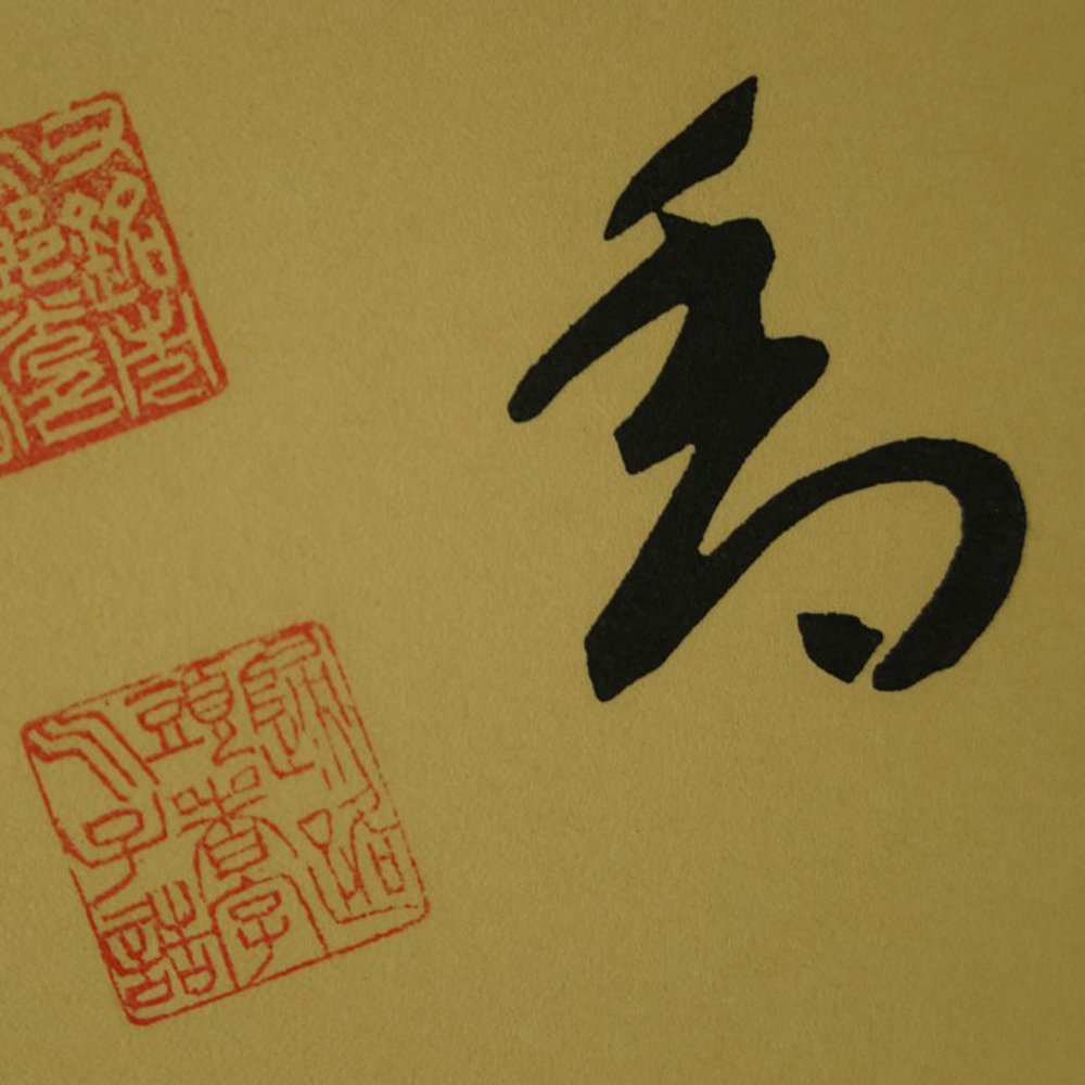 Kakemono Kalligrafie Nahaufnahme Vorschau