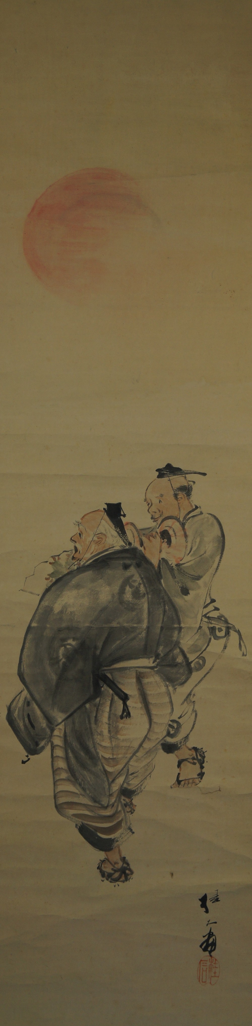 Kakemono Rising Sun Full Motif Without Mounting
