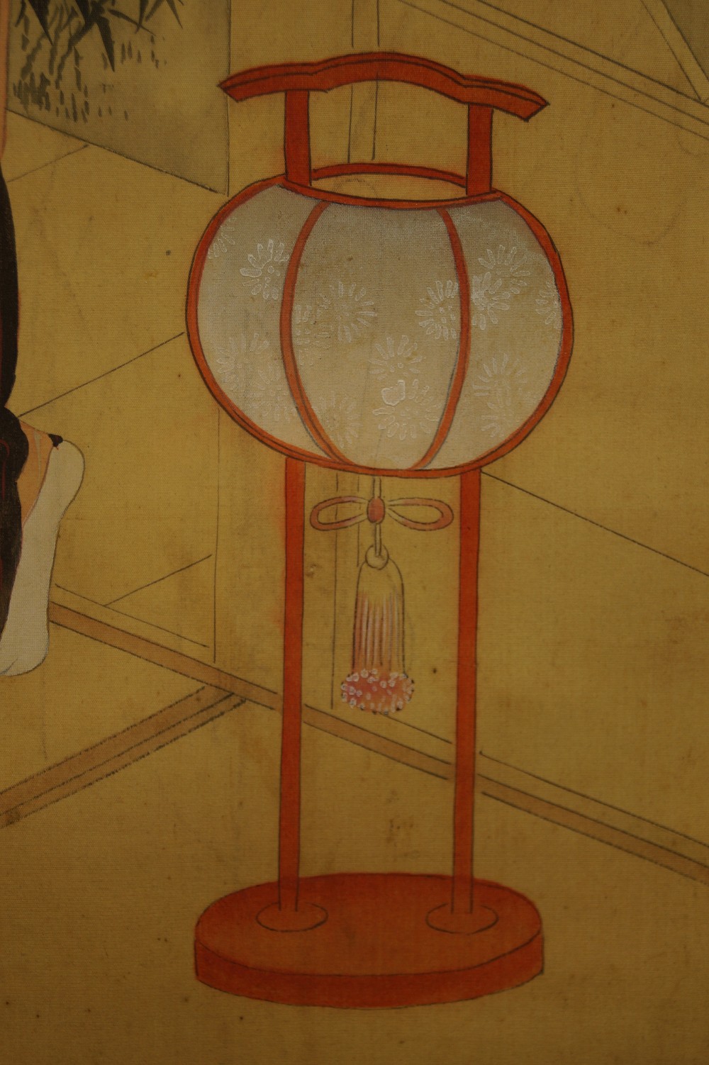 Beauty in Kimono by Chigusa Kitani Lantern Close-Up