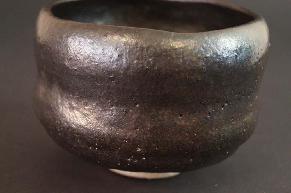 Chawan Raku Ware by Shoraku Heian Side View 3