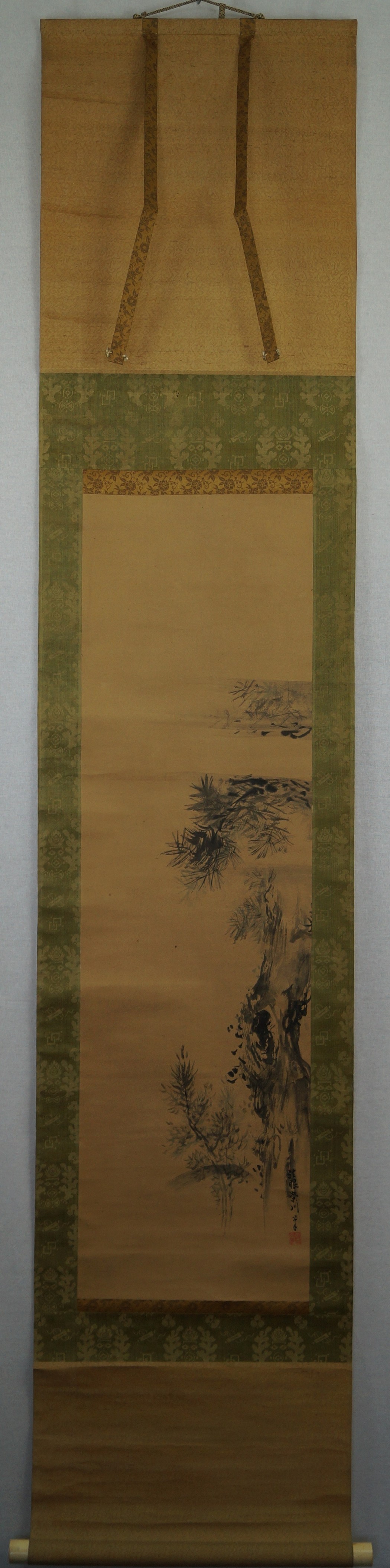 The Old Pine Full View Hanging Scroll