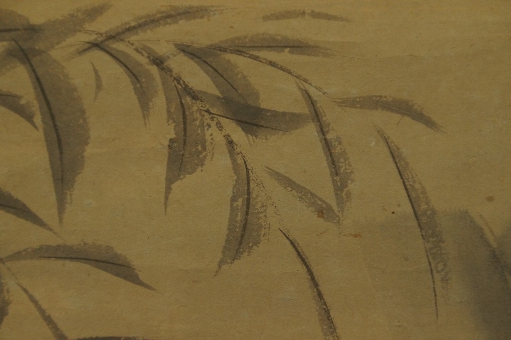 Bats in Moonlight Willow Motif Close-Up 4