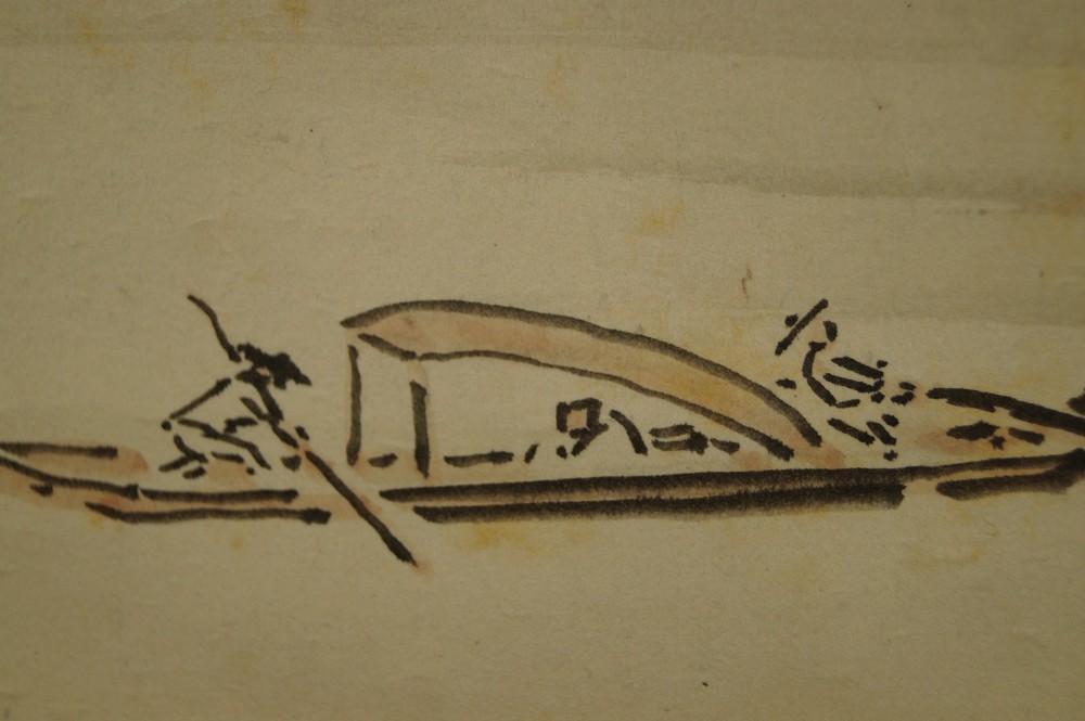 Landschaft Boot Motiv Nahaufnahme 2