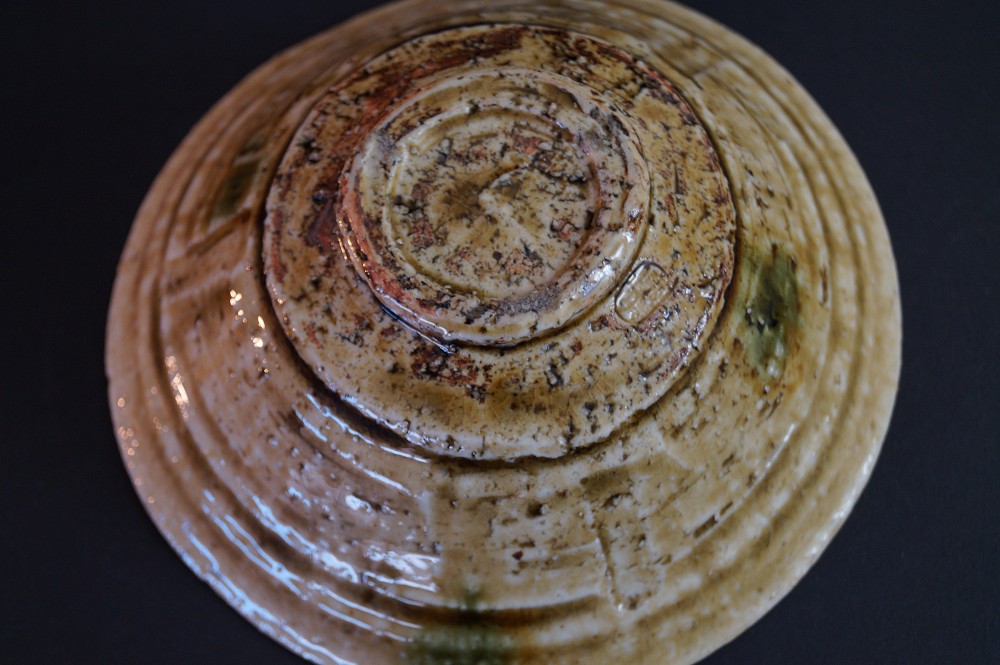 Seto Tea Bowl Chawan by Jyotetsu Yamaguchi Foot Close-Up