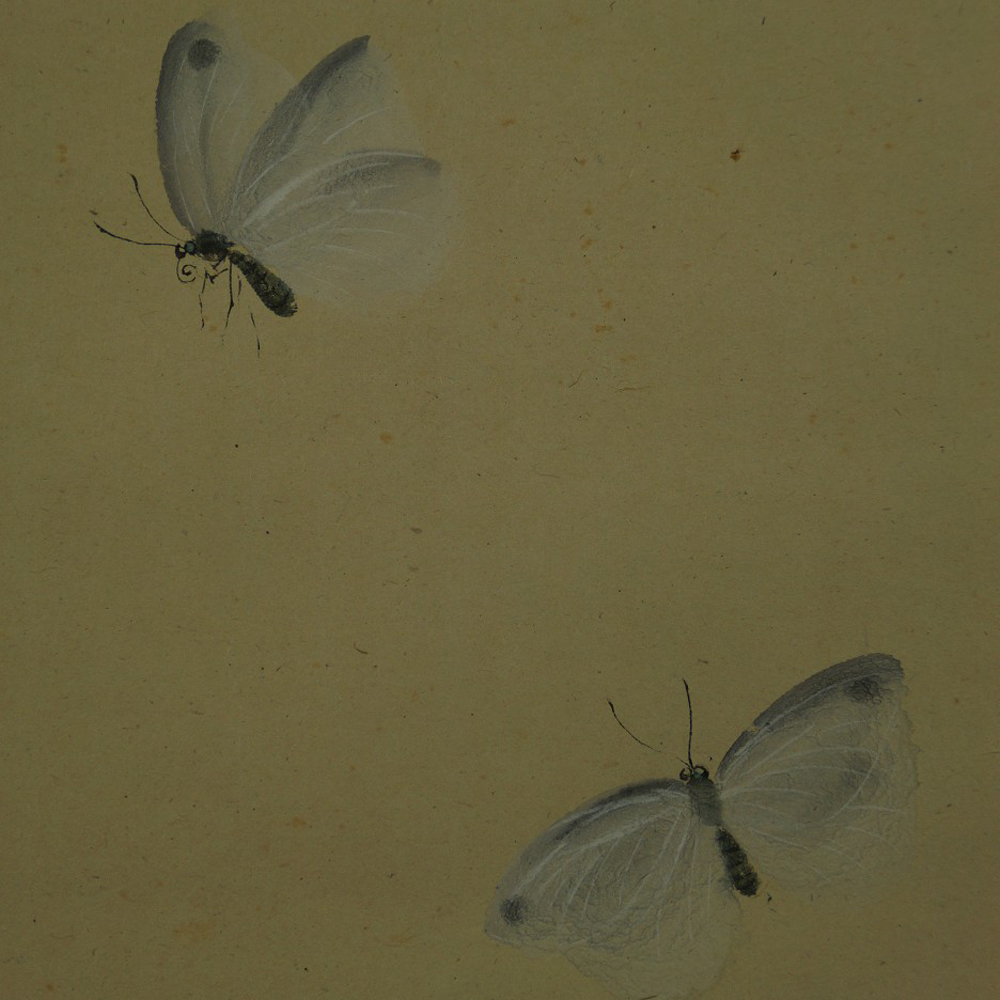 Two Butterflies by Gyokusha Haruki Close-Up Preview