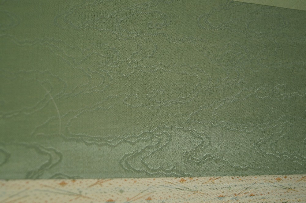 Kakemono Jumping Koi Mounting Detail