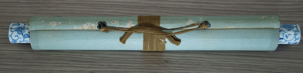 Kakemono Landschaft Zusammengerollt