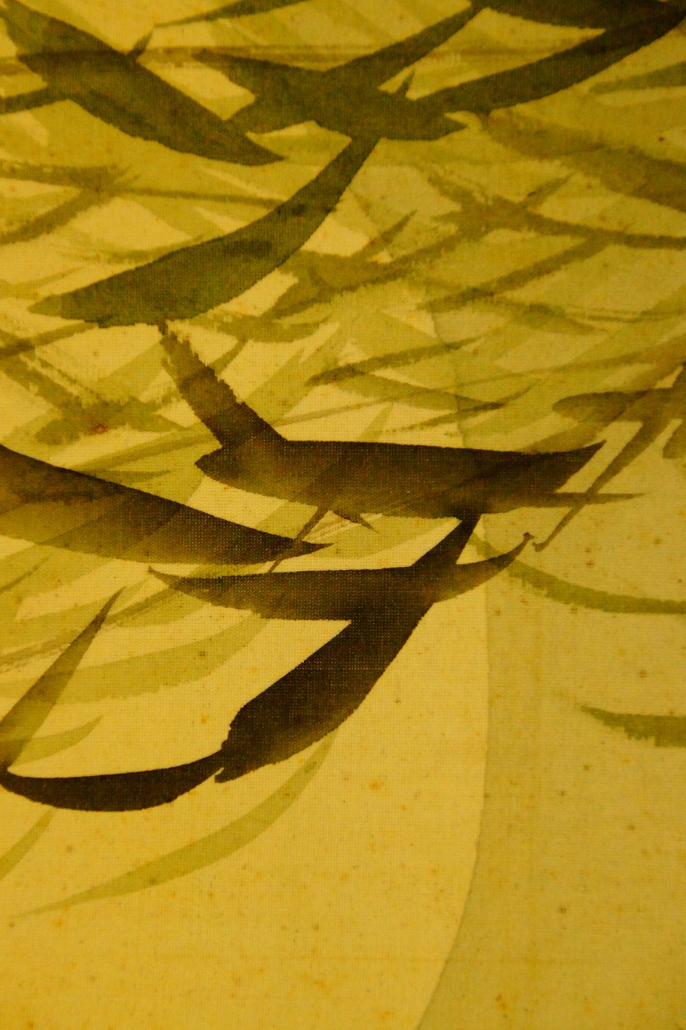 Willow in Moonlight by Yukawa Shodo Moon Motif Close-Up 2