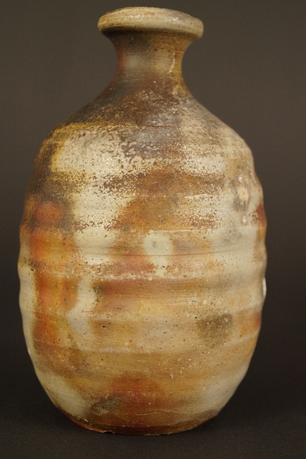 Bizen Ware Tokkuri Back View