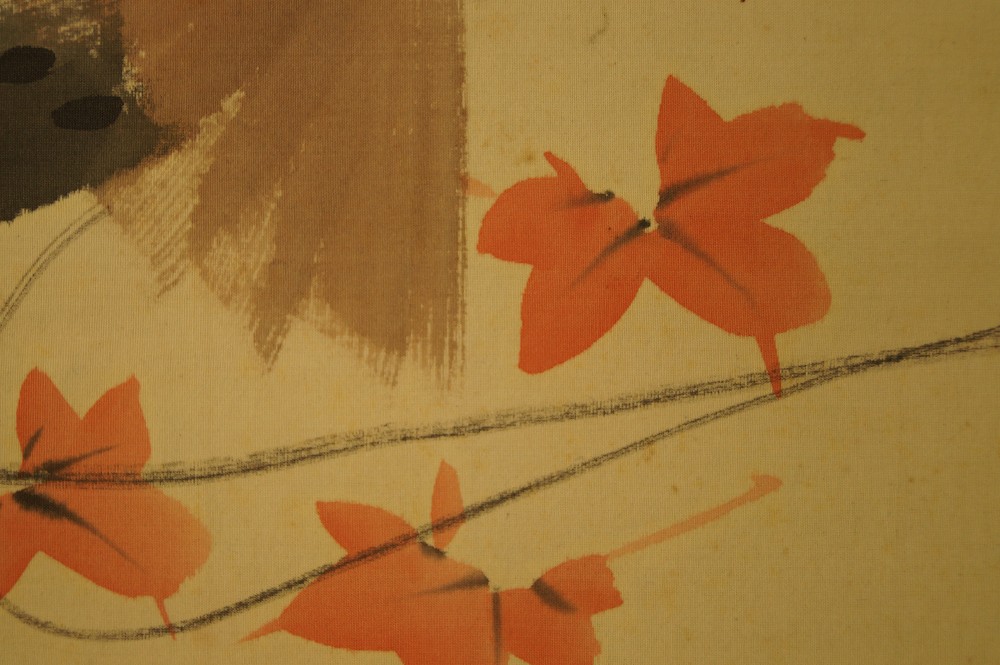 Flowers and Autumn Foliage Autumn Foliage Motif Close-Up