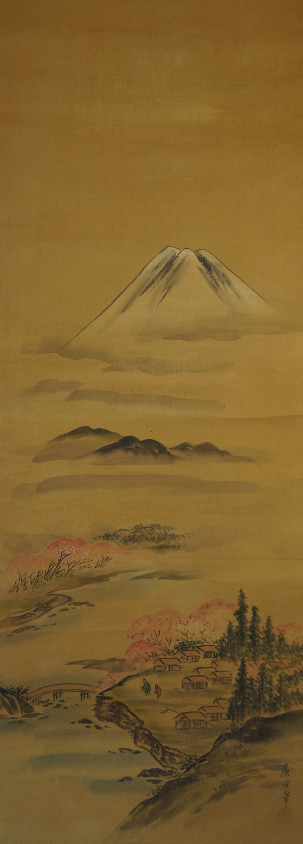 Berg Fuji Rollbild Gesamtmotiv ohne Rahmung