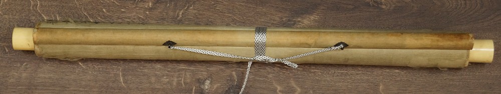 Kakemono Rolled Up and Tied