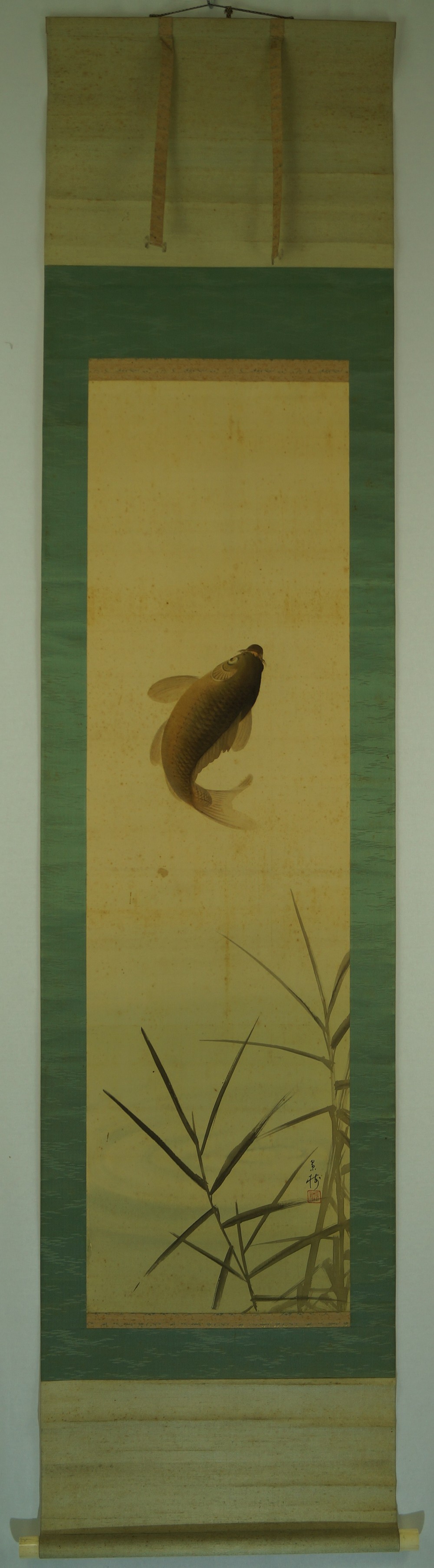 Koi Full View Hanging Scroll