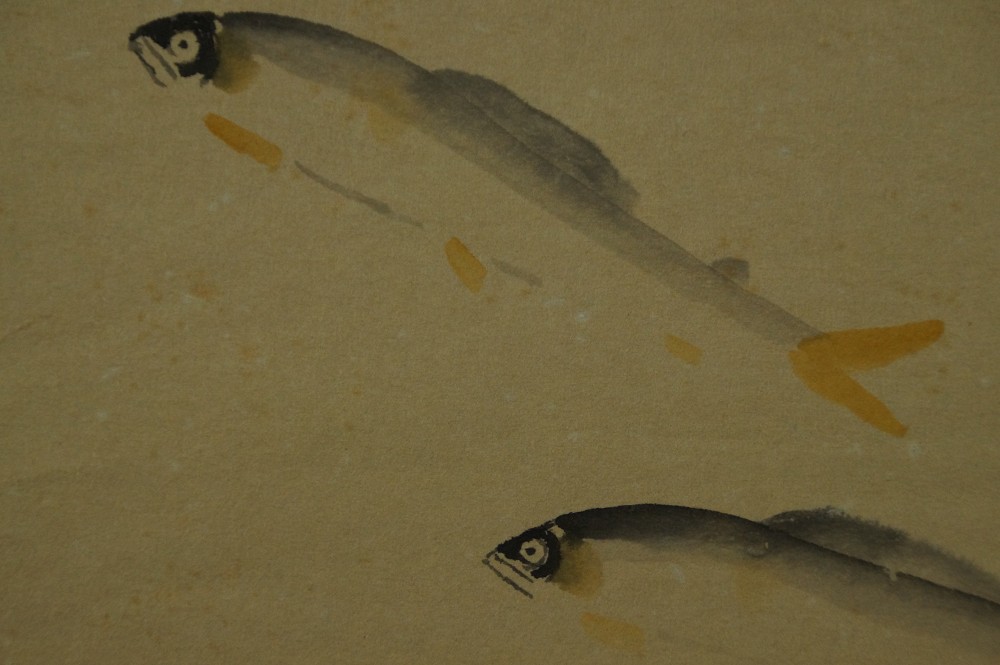 Sayori fish by Kawashima Tomiji sayori motif close-up 2