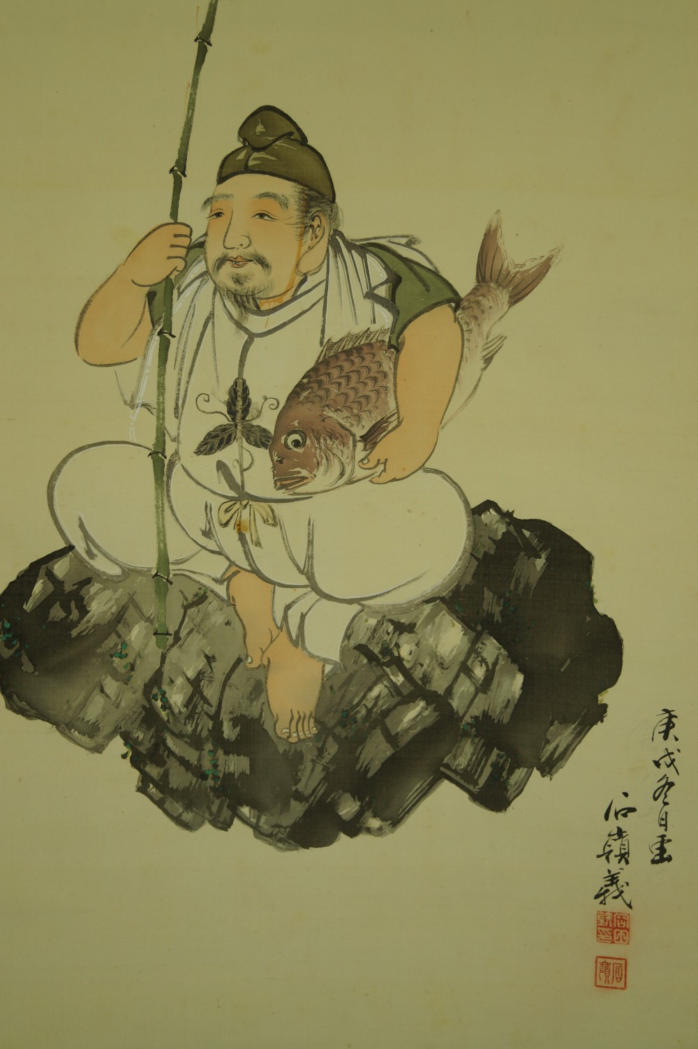 Fisherman Motif Close-Up