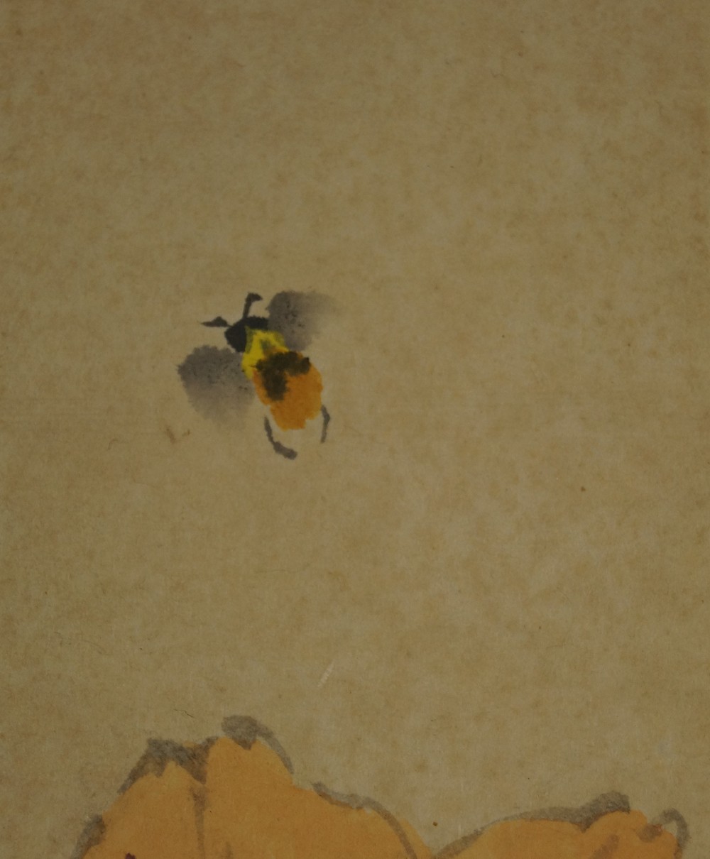 Biene - Japanisches Gemälde (Makuri, Honshi)