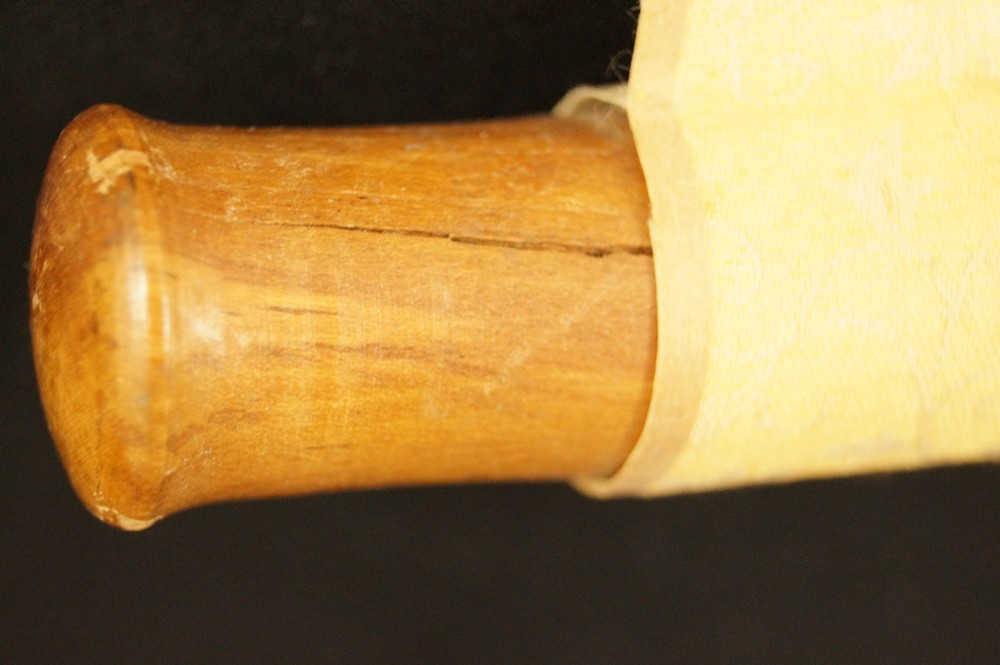 Holzstab Jikusaki Rollenende Rollendetail