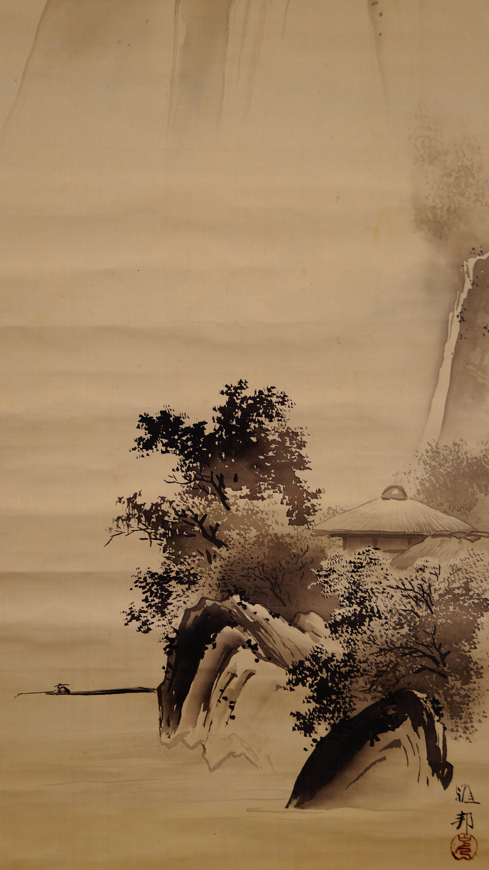 Berglandschaft im Nebel von Hashimoto Gaho Landschaft Nahaufnahme