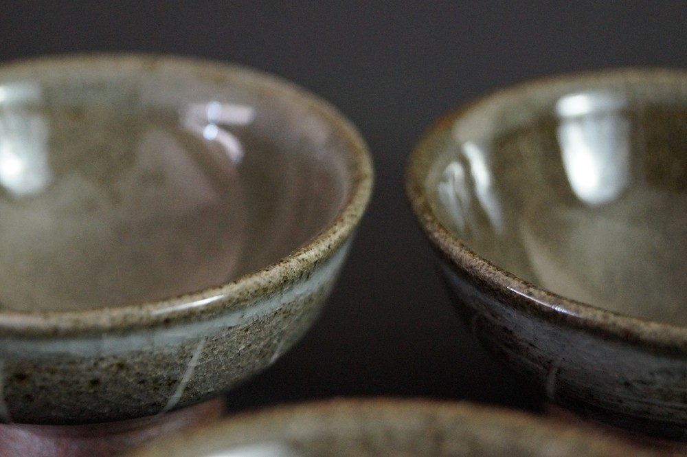 Sake Cup Set by Morioka Kisaragi Interior View Close-Up 2