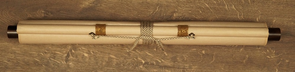 Takasago Hanging Scroll Hanging Scroll Rolled Up
