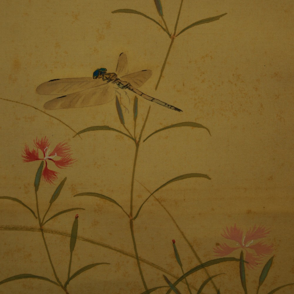 Libelle - Japanisches Rollbild (Kakejiku, Kakemono)