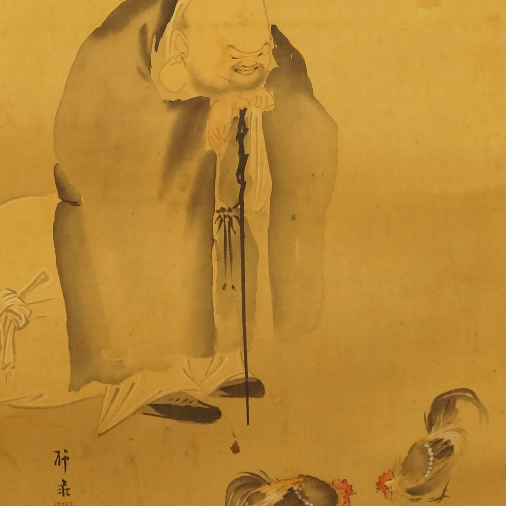 Hotei Kakemono motif close-up preview