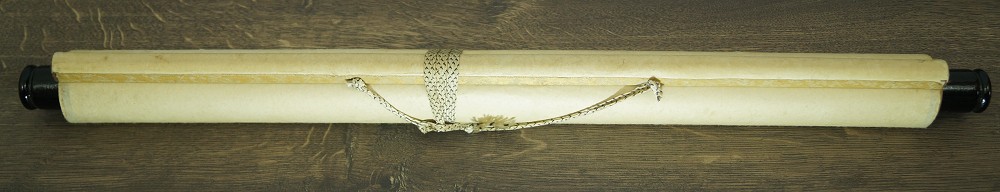 Kakemono Peonies and Sakura Rolled Up