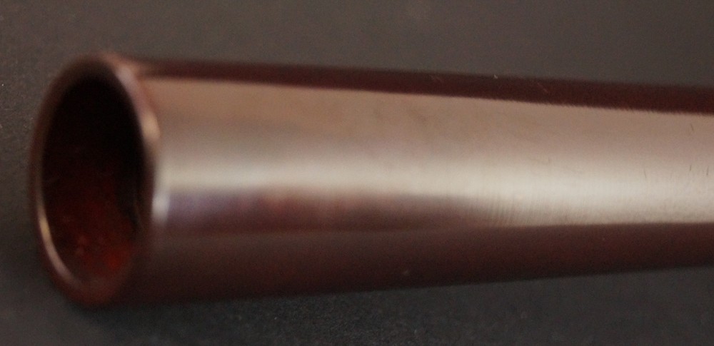 Copper Vase by Kageaki Watanabe Neck View Close-Up
