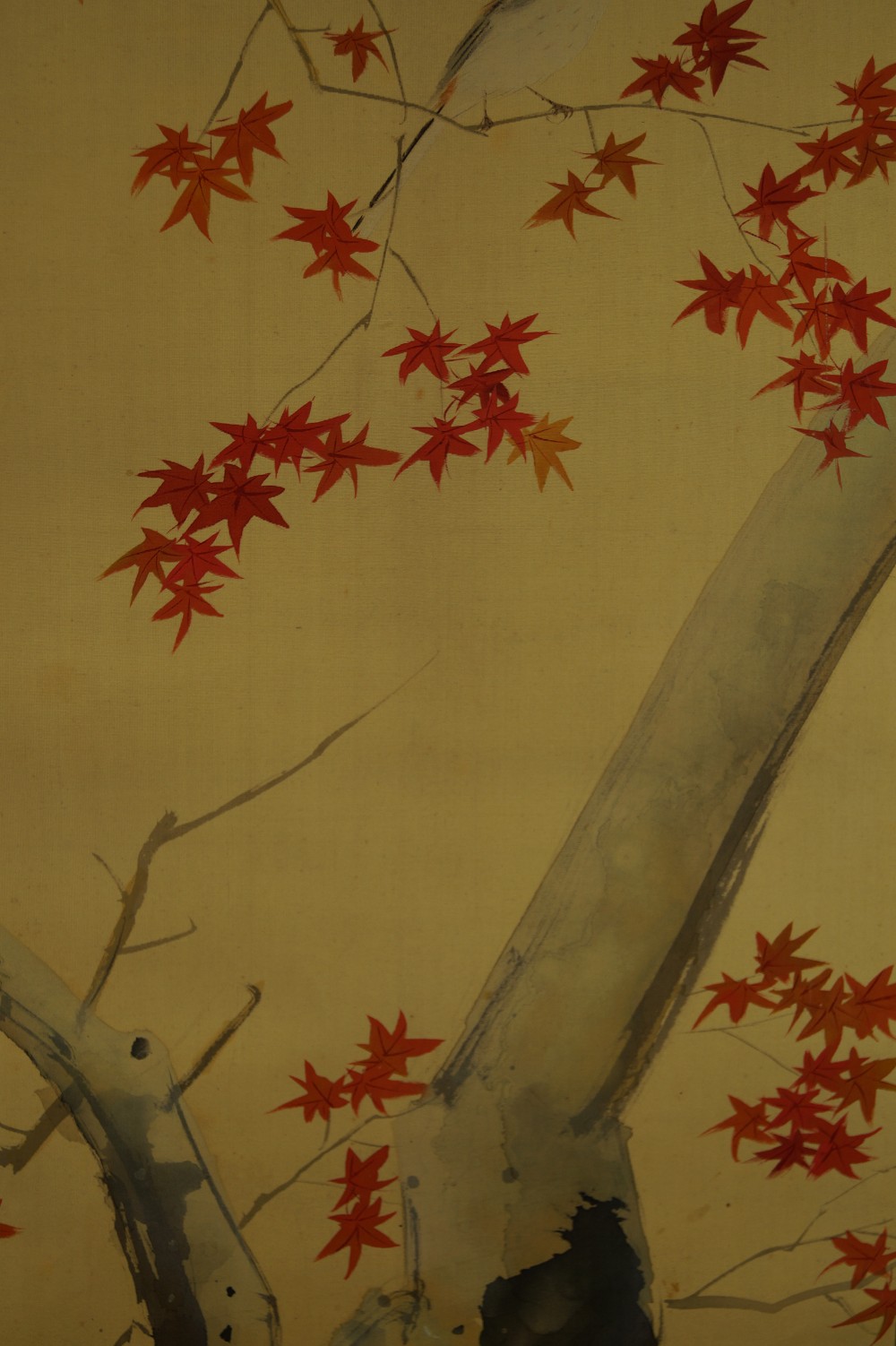 Bird on a Maple Branch Maple Motif Close-Up 2