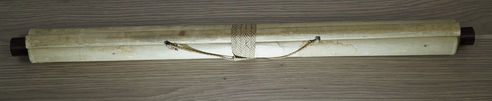 Kakemono Zwei Kraniche Zusammengerollt